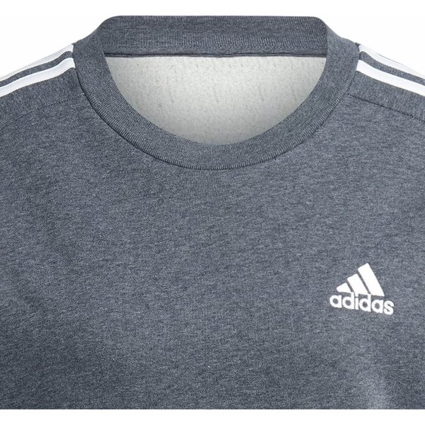 Bluza męska Essentials Fleece 3-Stripes Adidas - ciemnoszara