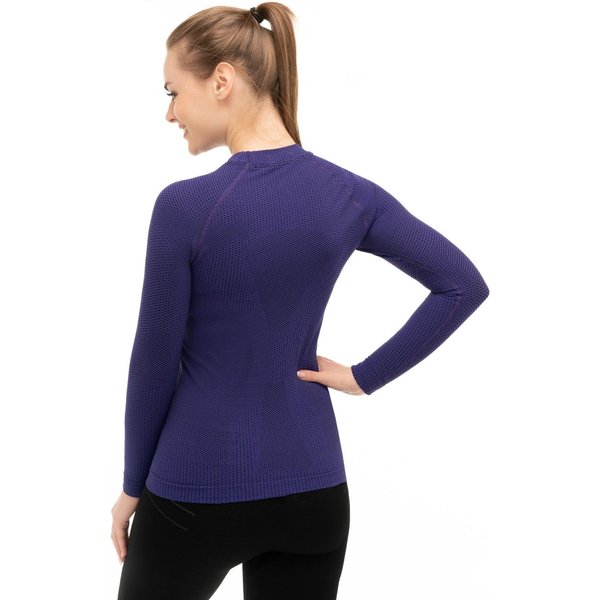 Longsleeve termoaktywny damski 3D Pro Brubeck - fioletowy