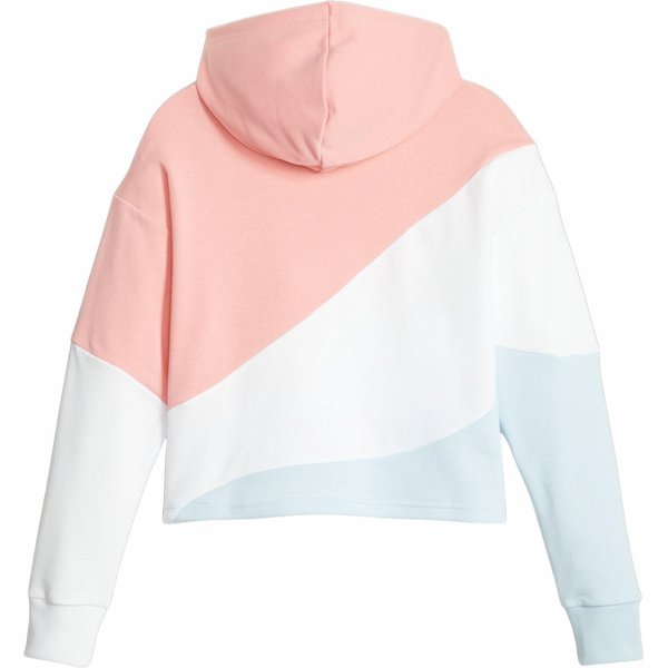 Bluza damska Power Cat Puma - biała/różowa/niebieska