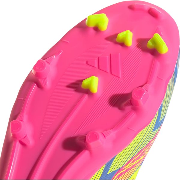 Buty piłkarskie, korki F50 League FG/MG Adidas - Lucid Pink/Lucid Lemon/Blue Fusion