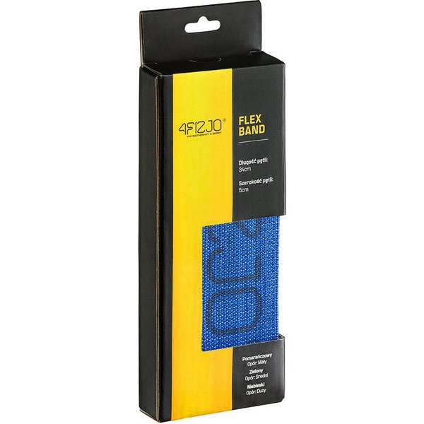 Zestaw 5 gum oporowych do ćwiczeń Flex Band 1-29kg 4Fizjo