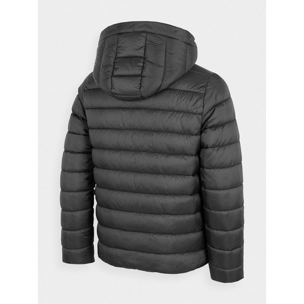 Kurtka dziewczęca HJZ22 JKUDP001 4F - czarna