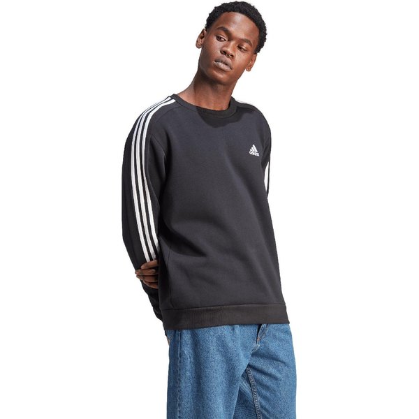 Bluza męska Essentials Fleece 3-Stripes Adidas - czarna