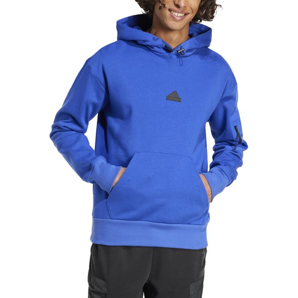 Bluza męska City Escape Fleece Hoodie Adidas - niebieska