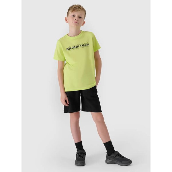 Koszulka chłopięca TTSHM2186 4F - soczysta zieleń neon