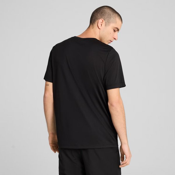 Koszulka męska Essentials Small Logo Poly Tee Puma - black