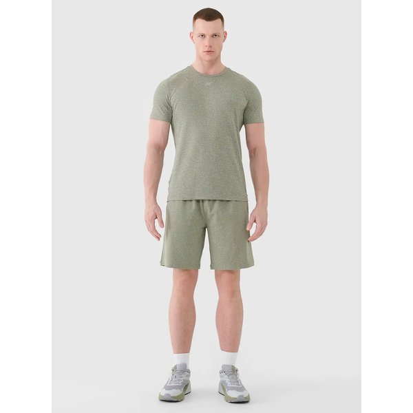 Spodenki męskie TFSHM0911 4F - oliwkowy melanż