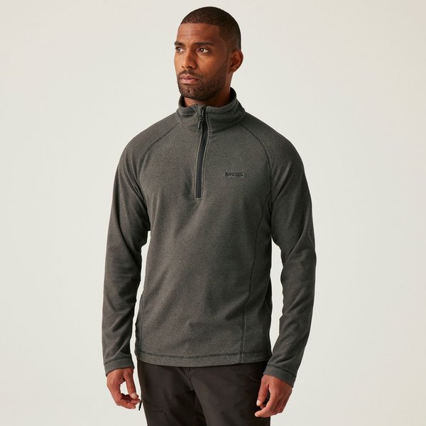 Bluza polarowa męska Montes Regatta - Treetop/Black