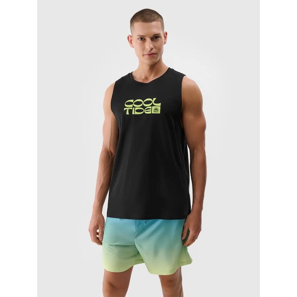 Bezrękawnik męski TSLEM123 4F - głęboka czerń