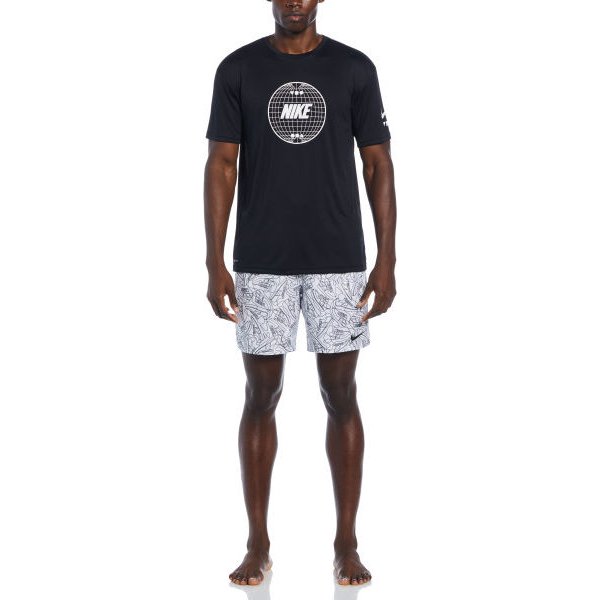 Koszulka męska Hydroguard SL Nike Swim - Black