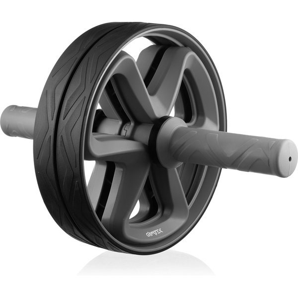 Wałek, kółko do ćwiczeń podwójne Gymtek - podwójne, czarne