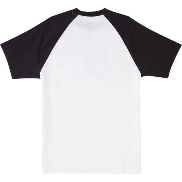 Koszulka męska Star Raglan HSS DC Shoes - white/black