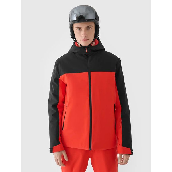 Kurtka narciarska męska TTJAM579 4F - czerwony