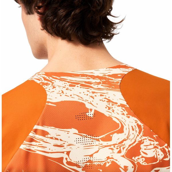 Longsleeve rowerowy męski Seeker Airline LS Oakley - Duality Swirl White/Brown