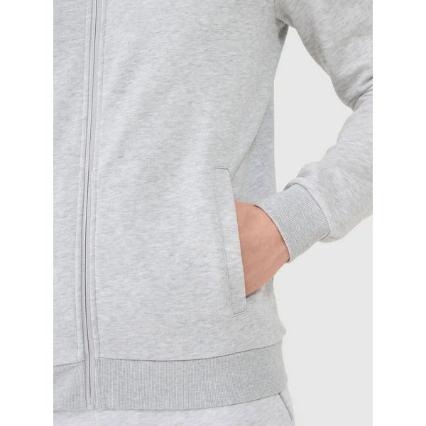 Bluza męska 4FWMM00TSWSM1463 4F - chłodny jasny szary melanż