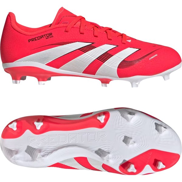Buty piłkarskie, korki Predator League FG/MG Jr Adidas - Lucid Red