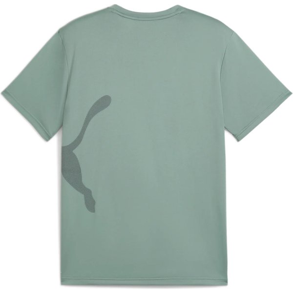 Koszulka męska Train All Day Big Logo Puma - Green Moon