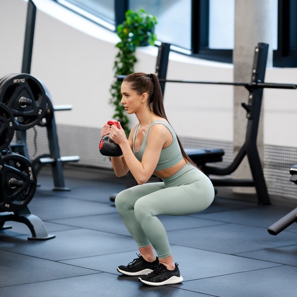 Hantla Kettlebell Red 4kg Gymtek