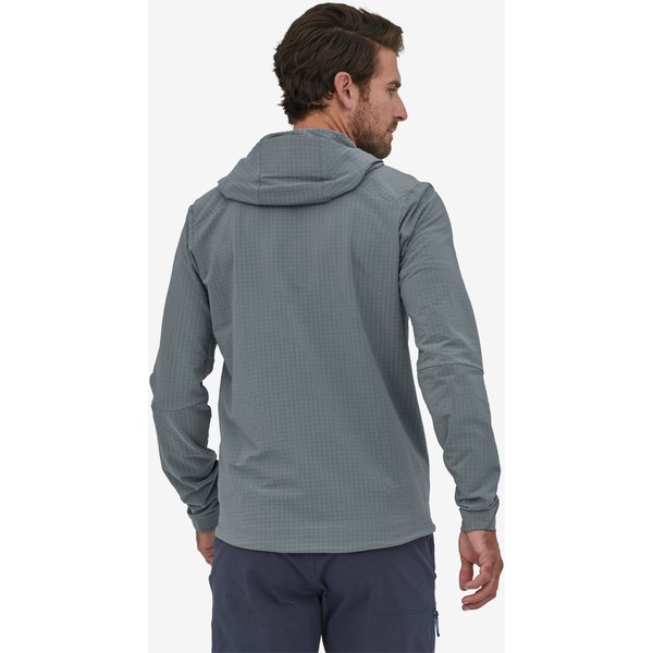 Softshell męski R1 TechFace Patagonia - plume grey