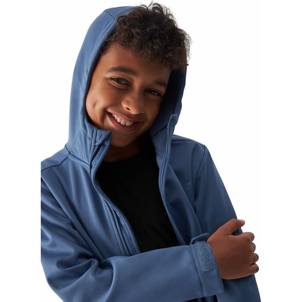 Softshell chłopięcy 4FJAW23TSOFM149 4F - denim