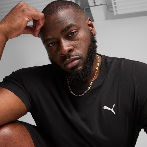 Koszulka męska Esse Small Logo Tee Puma - black