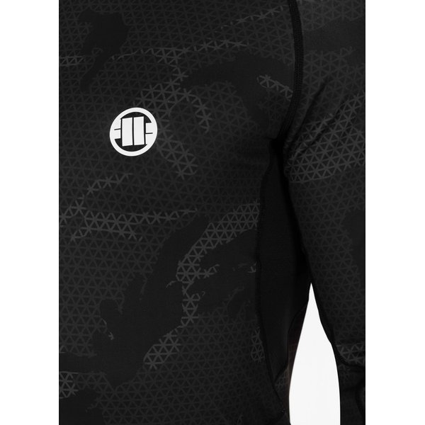 Longsleeve męski Mens Rash Longsleeve Net Camo 2 Pitbull West Coast - czarny