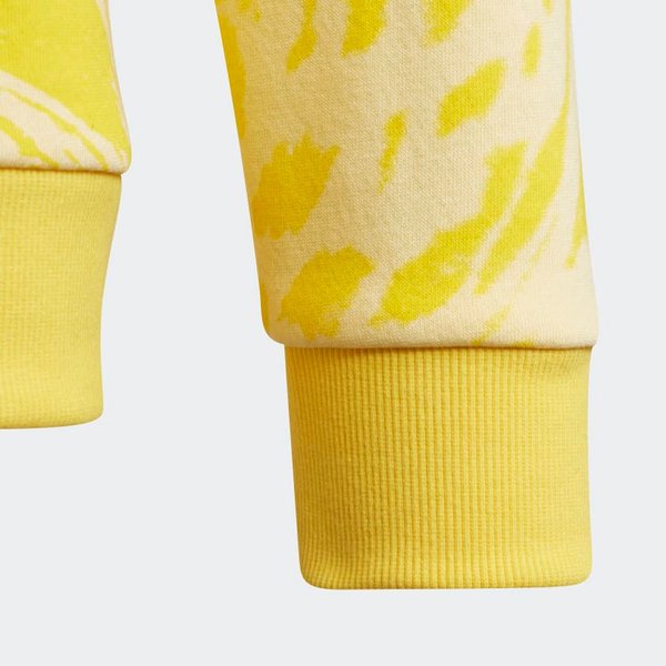 Bluza juniorska Future Icons Hybrid Animal Print Adidas - yellow