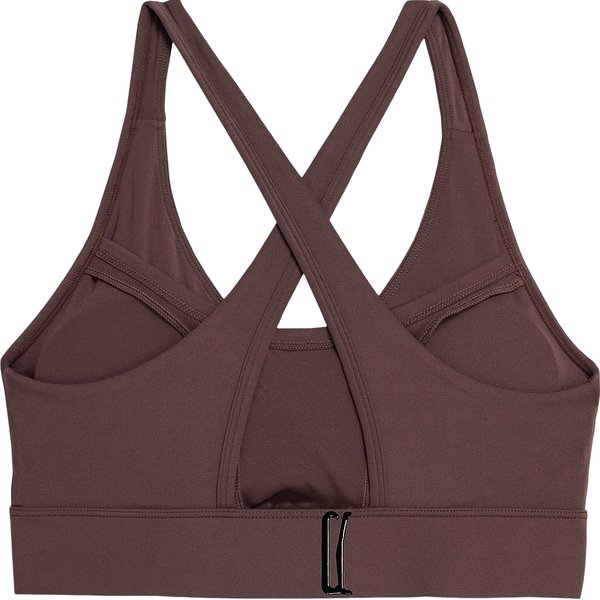 Biustonosz sportowy damski 4FWSS24USBAF130 4F - brąz