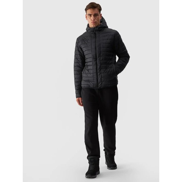Kurtka puchowa dwustronna męska TDJAM486 4F - szary