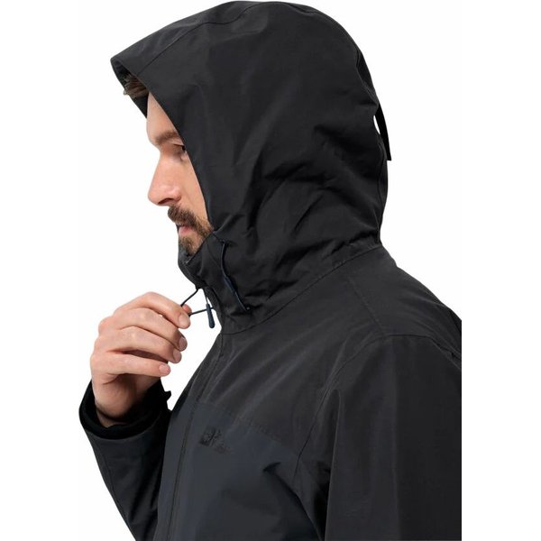 Kurtka męska Glaabach 3w1 Jack Wolfskin - black