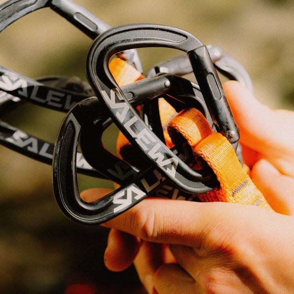 Karabinek Ortles HMS M Salewa - grey