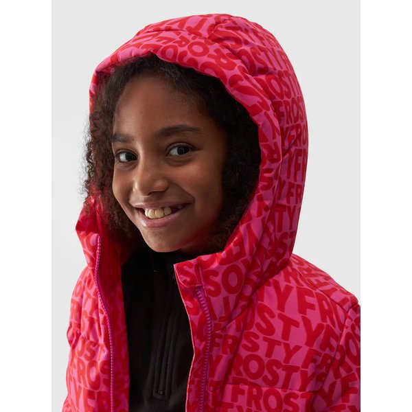 Kurtka narciarska dziewczęca TTJAF544 4F