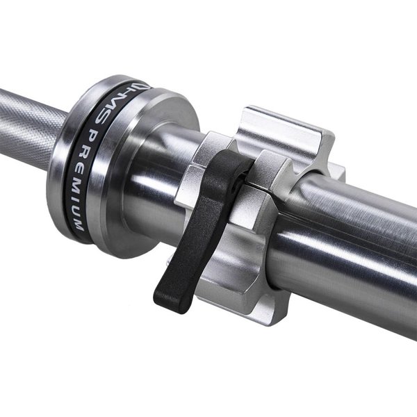 Gryf olimpijski prosty GO901 220cm 50mm z zaciskami ZG1500 HMS Premium