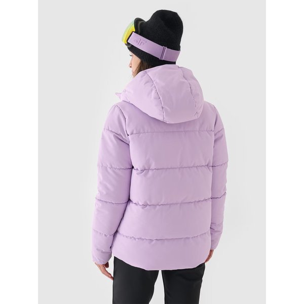 Kurtka narciarska damska TTJAF573 4F - jasny fiolet