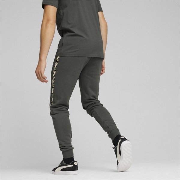 Spodnie dresowe męskie Ess Tape Camo Puma - Mineral Gray