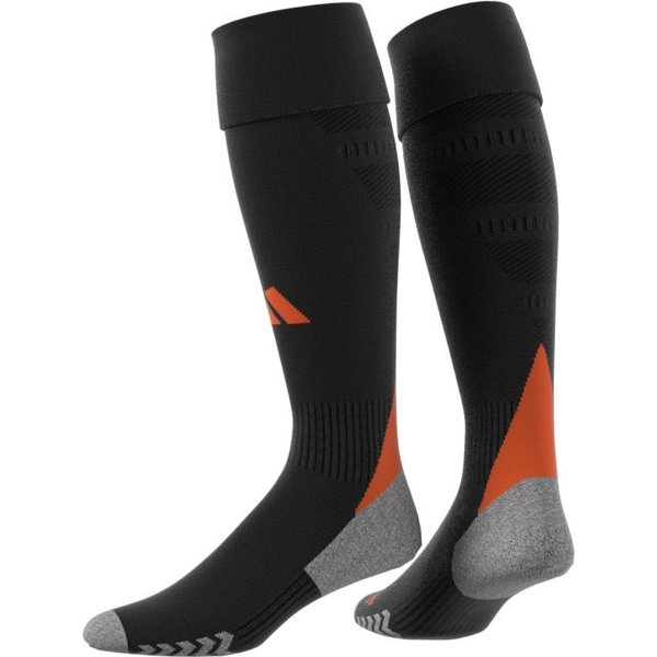 Getry piłkarskie AdiSocks 24 Adidas - czarno-pomarańczowe