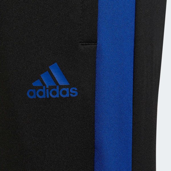 Spodnie dresowe juniorskie Tiro Essential Adidas - czarne/niebieskie