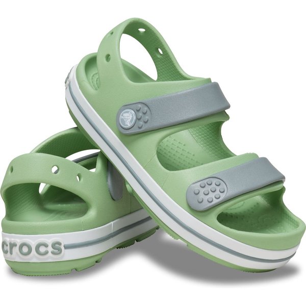Sandały Crocband Cruiser Sandal Jr Crocs - Fair Green / Dusty Green