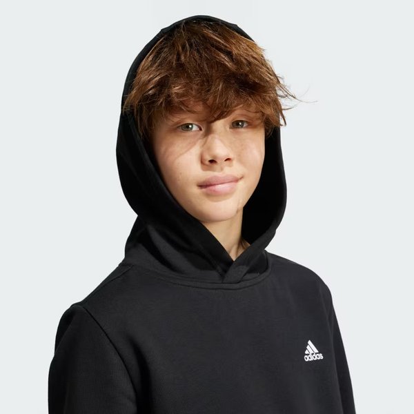 Bluza juniorska Essentials Small Logo Feel Cozy Fleece Adidas - Black