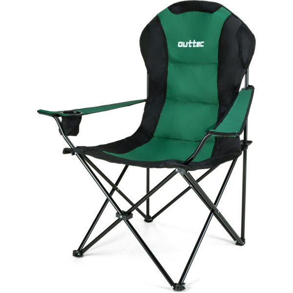 Krzesło turystyczne składane z pokrowcem Outtec - zielone