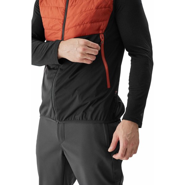 Kamizelka męska 4FAW23TVJAM041 4F - brąz