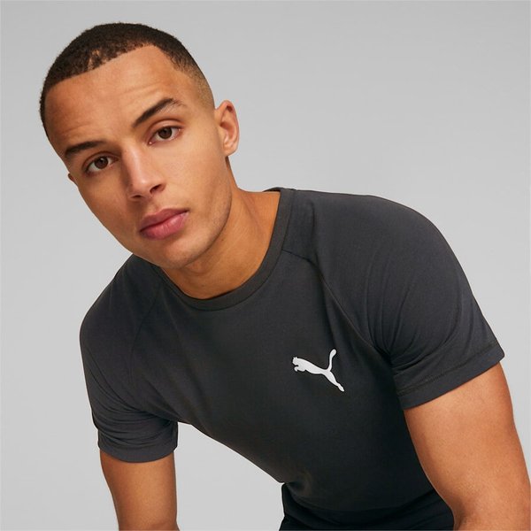 Koszulka męska Evostripe Logo Puma - czarna