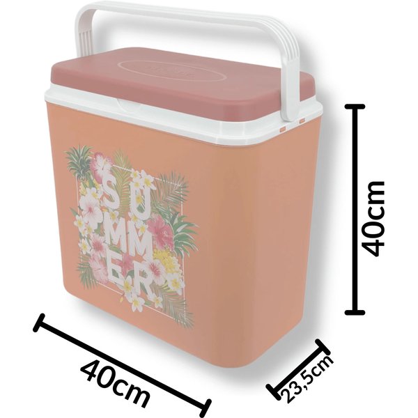 Lodówka turystyczna 24L Kamai - kwiatki