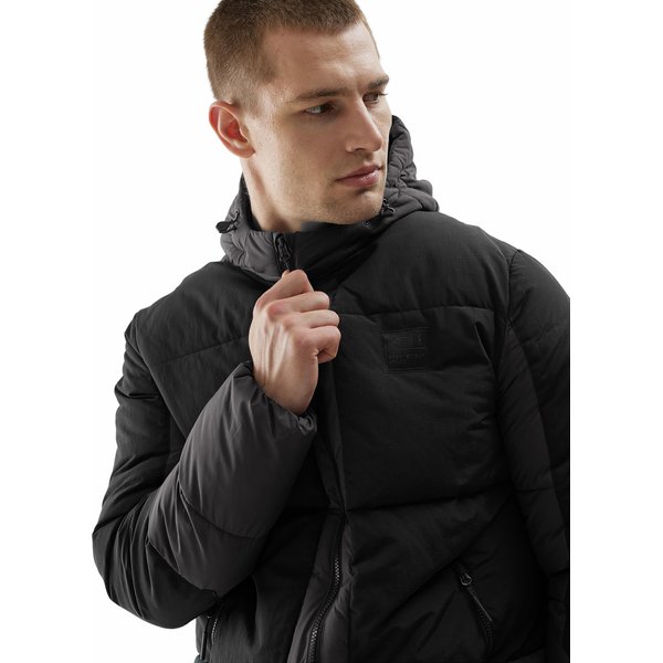 Kurtka puchowa męska 4FAW23TDJAM244 4F - antracyt