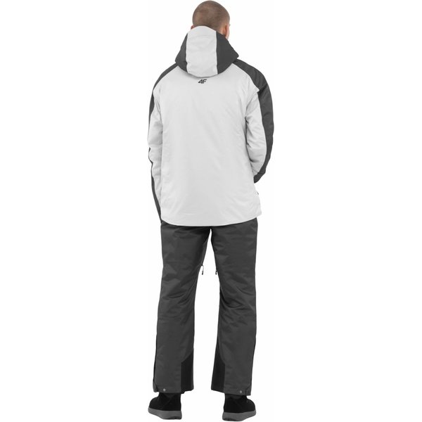 Spodnie narciarskie męskie 4FAW23TFTRM402 4F - ciemny szary