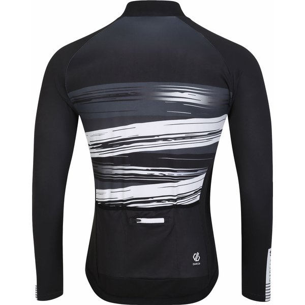 Longsleeve rowerowy męski AEP Revolving Dare2B - Black Tread Print