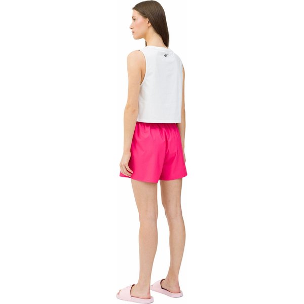 Spodenki plażowe damskie 4FWSS24UBDSF094 4F - różowy