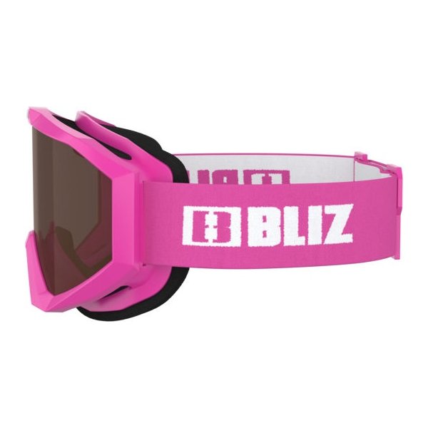 Gogle narciarskie Liner Bliz - pink/white logo