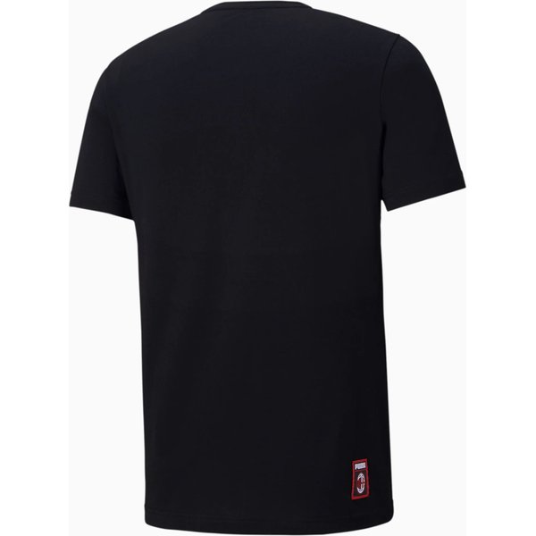Koszulka męska AC Milan ftblCore Wording Football Crew Puma - czarna