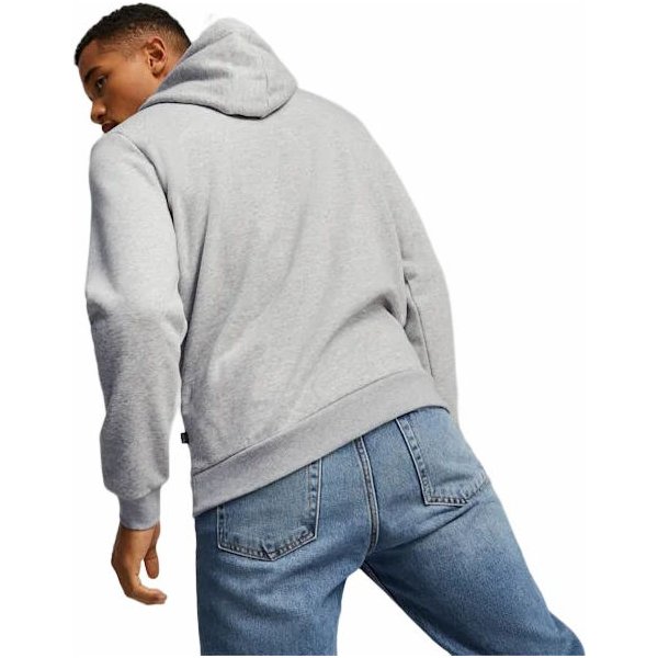 Bluza męska ESS+2 Small Logo Hoodie Puma - szara